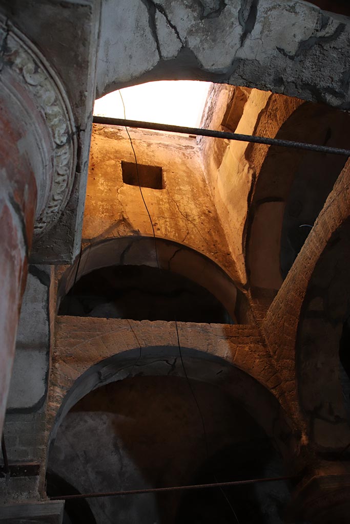 Herculaneum Suburban Baths. October 2025.
Looking east in upper tetrastyle atrium. Photo courtesy of Klaus Heese.